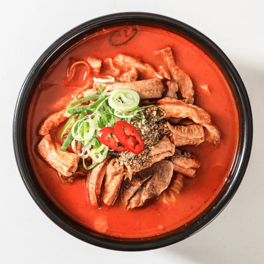춘풍접객 춘풍 얼큰 내장국밥 155g / 1인분 밀키트 국밥 해장국 / 캠핑음식 캠핑요리 캠핑밀키트 / 냉동국밥 순대국 이미지