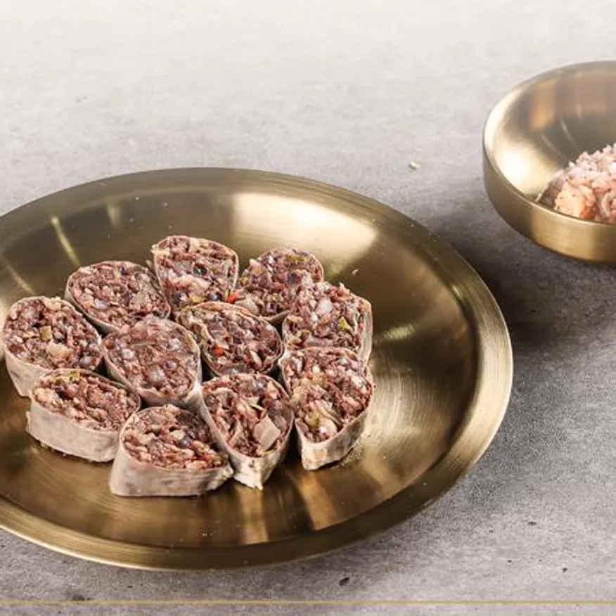 춘풍접객 토종 야채 순대 2kg x6개 / (1박스)_업소용 대용량 식당용 순대볶음 순대국 순대요리 야채순대 분식 이미지