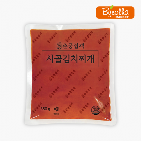 춘풍접객 시골 김치찌개 350g_업소용 가정용 식당용 냉동 원팩 밀키트 간단요리 간편식 찌개 베이스
