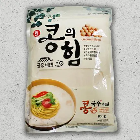 궁중비법 콩의힘 콩가루 850g_업소용 대용량 식당용 콩국수 가루 콩국 이미지