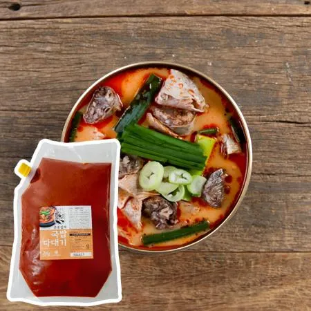 춘풍접객 국밥용 다대기 2kg x6개 / (1박스)_업소용 대용량 식당용 국밥 양념장 소스 순대국 전골 탕 해장국 이미지
