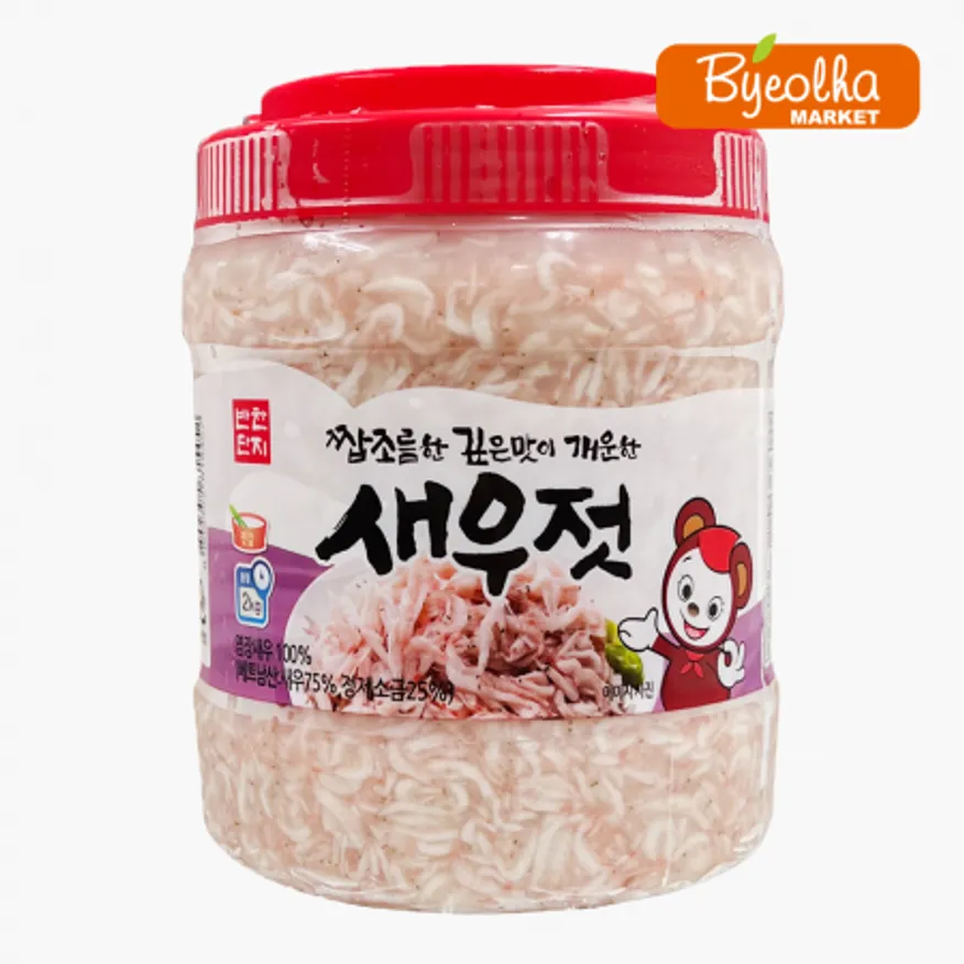 지원 반찬단지 베트남산 새우젓 2kg_업소용 대용량 식당용 수입 젓갈 김장용 순대국밥 보쌈 족발 이미지