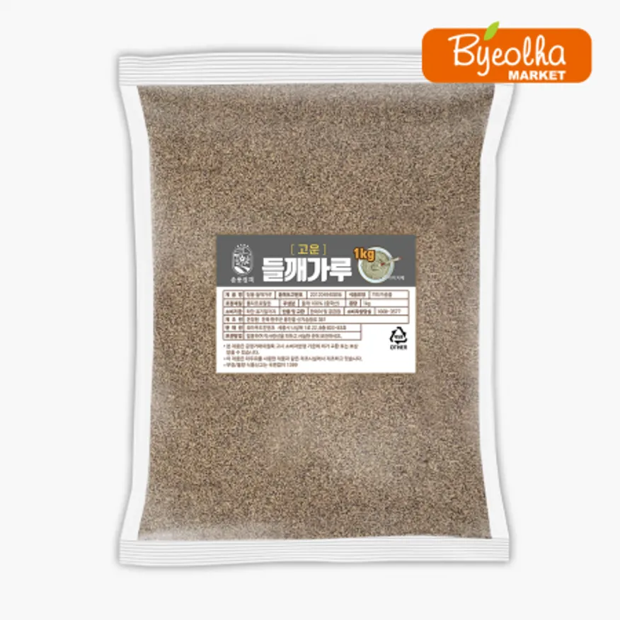 춘풍접객 탕용 고운 들깨가루 1kg 국밥 수제비 칼국수 미역국 국물요리 곡물 팩 이미지
