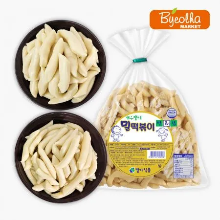 별가식품 당일생산 말랑이 밀방 밀떡볶이떡 3.75kg (소) 대용량 실온보관 업소용 떡꼬치 분식 재료 라볶이 떡사리 이미지