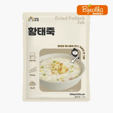 죽공방후룩 황태죽 500g_냉장 간편식 식사대용 영양식 건강식 해장죽 이미지
