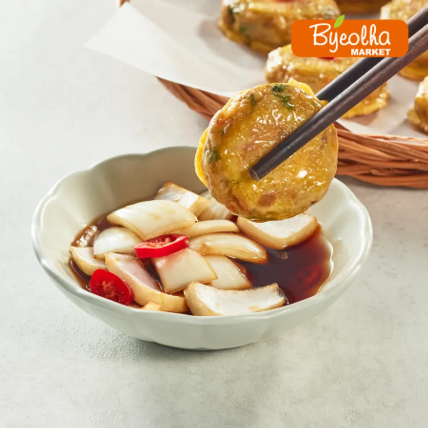 사옹원 부침명장 계란옷 입은 고기완자 400g 동그랑땡 완자 경단 명절 제수음식 간식 전 이미지