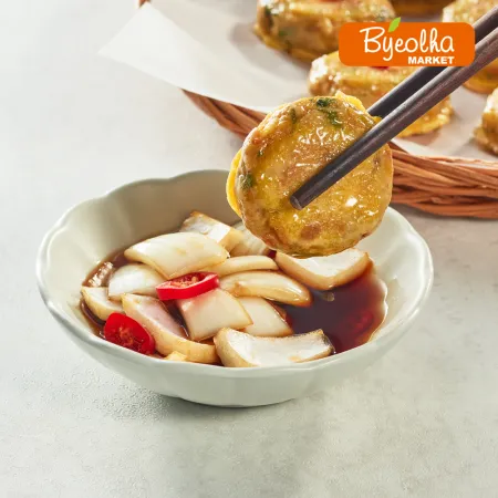 사옹원 부침명장 계란옷 입은 고기완자 400g 동그랑땡 완자 경단 명절 제수음식 간식 전 이미지