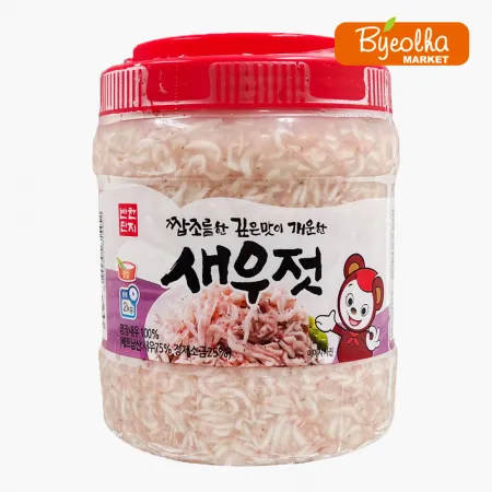 지원 반찬단지 베트남산 새우젓 2kg x6개 / (1박스)_업소용 대용량 식당용 수입 젓갈 김장용 순대국밥 보쌈 족발 이미지