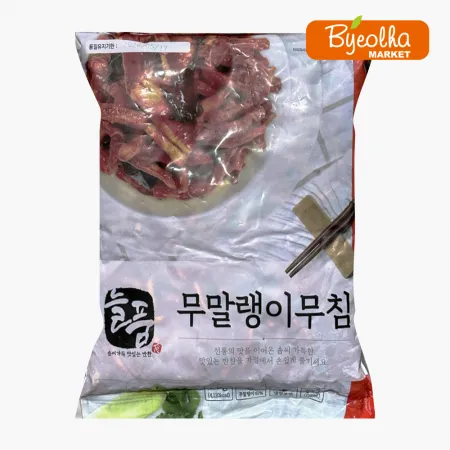 반찬단지 양념 무말랭이 4kg x4개 / (1박스)_업소용 대용량 식당용 밑반찬 양념무말랭이 무 말랭이 무침 반찬 이미지