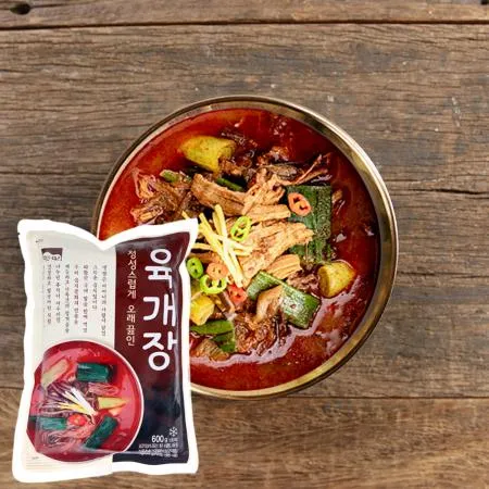 고향식품 옛맛 육개장 600g_업소용 가정용 식당용 냉동 원팩 밀키트 간단요리 간편식 이미지
