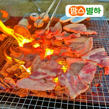 국내산 돼지고기 꼬들살 500g 냉장 돼지고기 김해 뒷고기 부속고기 특수부위 캠핑용 구이용 이미지
