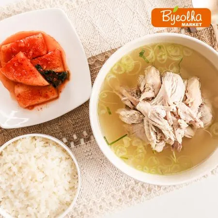 춘풍접객 진한 닭곰탕 600g x25개 / (1박스)_업소용 가정용 식당용 냉동 원팩 밀키트 간단요리 간편식 곰탕 이미지