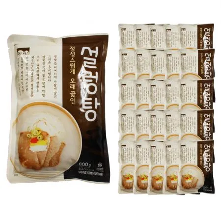 고향식품 옛맛 설렁탕 600g (3개) 업소용 가정용 식당용 냉동 원팩 밀키트 간단요리 간편식 이미지
