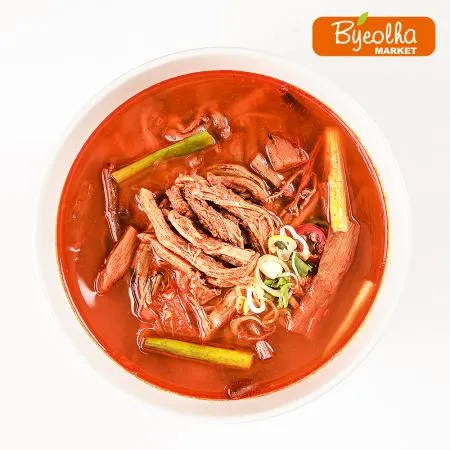 춘풍접객 육개장 600g x25개 / (1박스)_업소용 가정용 식당용 냉동 원팩 밀키트 간단요리 간편식 이미지