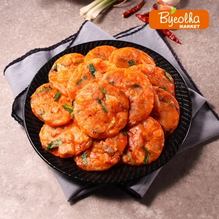 사옹원 알찬 김치전 1kg x5개 (1박스) 간식 전 김치 요리 부침개 간편조리 업소용 대용량 식자재 식당용 야식 안 이미지