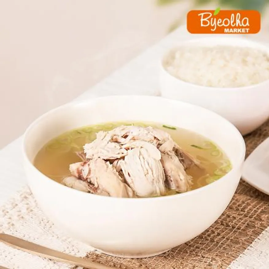 춘풍접객 진한 닭곰탕 600g x25개 / (1박스)_업소용 가정용 식당용 냉동 원팩 밀키트 간단요리 간편식 곰탕 이미지