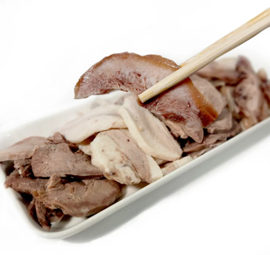 춘풍접객 삶은 돼지 머릿고기 슬라이스 1kg_국밥용 업소용 가정용 대용량 식당용 냉동 순대국 이미지