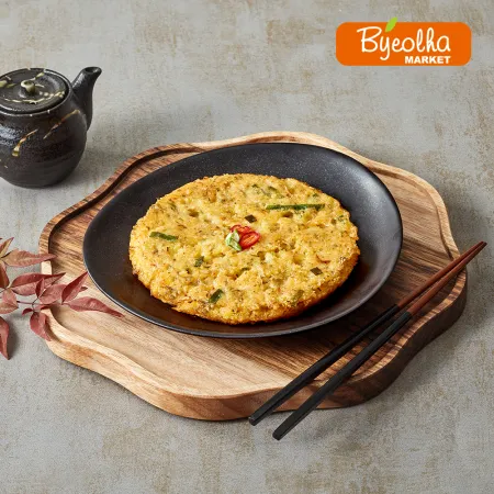 사옹원 부침명장 녹두 빈대떡 400g x10개 (1박스) 명절 제사 제수 음식 간식 전 부침개 냉동 간편식 녹두전 이미지