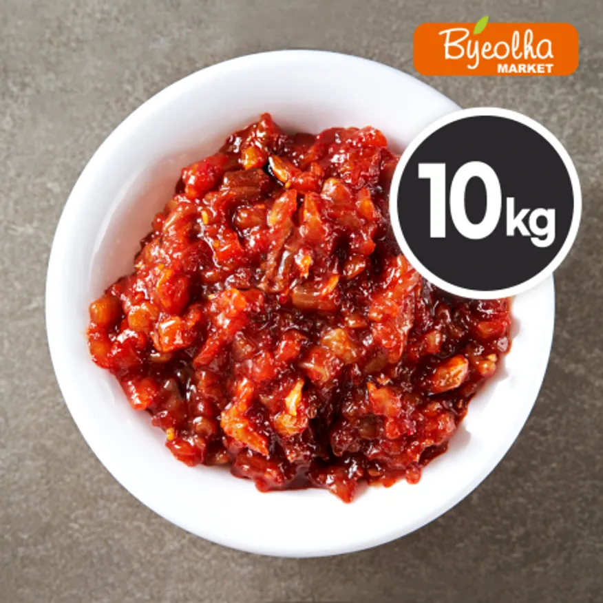 반찬단지 낙지젓 10kg_업소용 대용량 식당용 수입 젓갈 낙지젓갈 반찬 밑반찬 절임 이미지