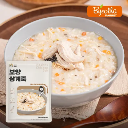 죽공방후룩 보양 삼계죽 500g_냉장 간편식 식사대용 영양식 건강식