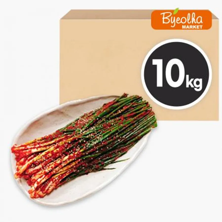 우성 쪽파김치 10kg_업소용 대용량 식당용 파김치 파 김치 반찬 이미지