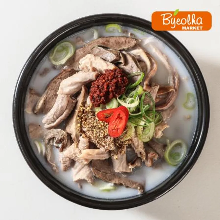 춘풍접객 춘풍 내장국밥 155g / 1인분 밀키트 국밥 해장국 / 캠핑음식 캠핑요리 캠핑밀키트 / 냉동국밥 순대국 이미지