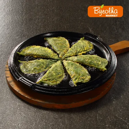 사옹원 부침명장 깻잎전 400g 명절 제사 제수 음식 간식 전 부침개 냉동간편식 야식 이미지