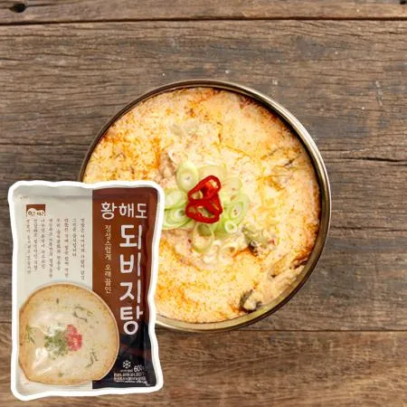 고향식품 옛맛 황해도 되비지탕 600g (3개) 업소용 가정용 식당용 냉동 원팩 밀키트 간단요리 간편식 이미지