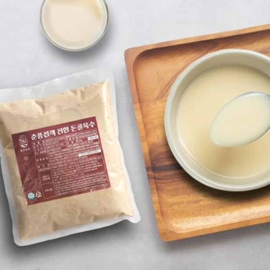 춘풍접객 진한 돼지 사골육수 1kg_업소용 대용량 식당용 농축액 액기스 국밥육수 육수 찌개 순대국 돈골육수 이미지