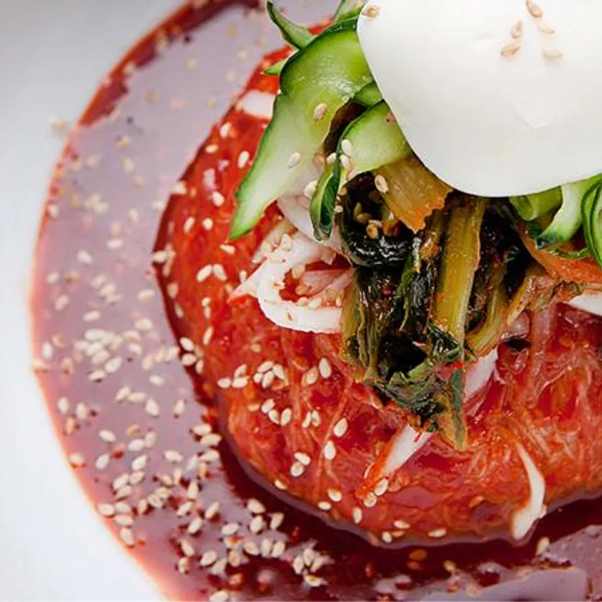 춘풍접객 냉면 비빔장 2kg_업소용 대용량 식당용 냉면소스 냉면양념장 물냉면 비빔냉면 막국수 이미지