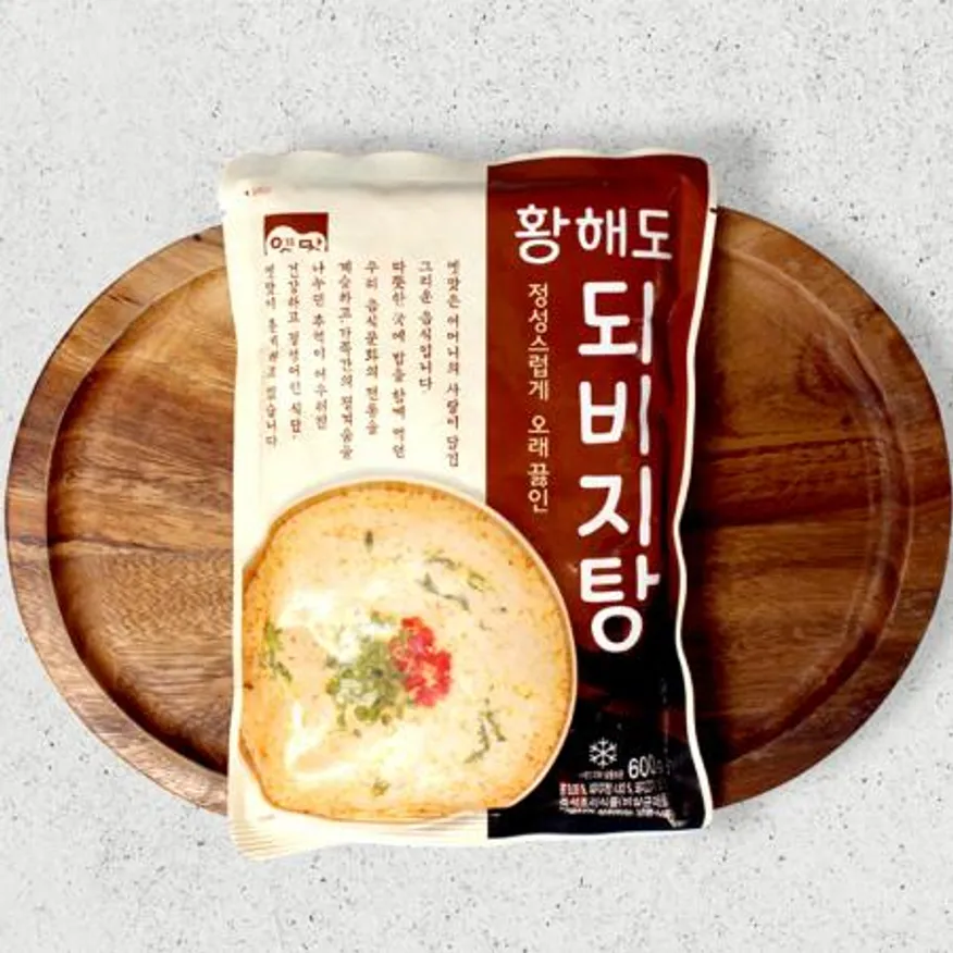고향식품 옛맛 황해도 되비지탕 600g (3개) 업소용 가정용 식당용 냉동 원팩 밀키트 간단요리 간편식 이미지