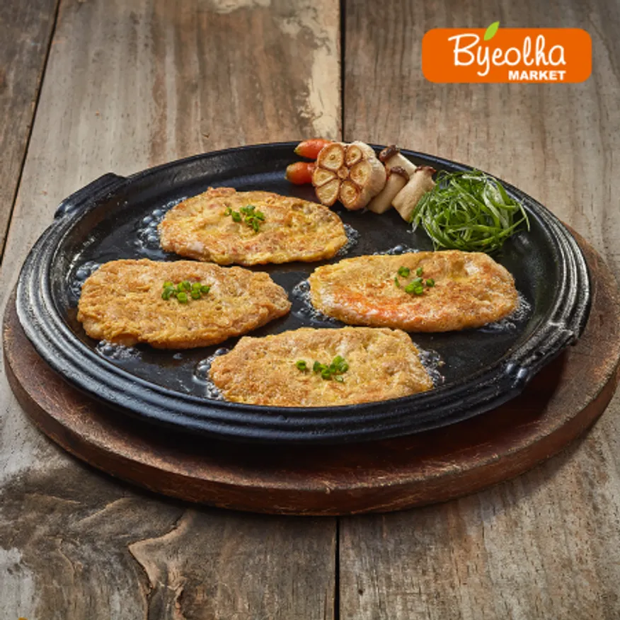 사옹원 소고기육전 1kg x5개 (1박스) 간식 전 요리 부침개 간편조리 업소용 대용량 식자재 식당용 한식 반찬 야식 명절 제사 제수 음식 이미지