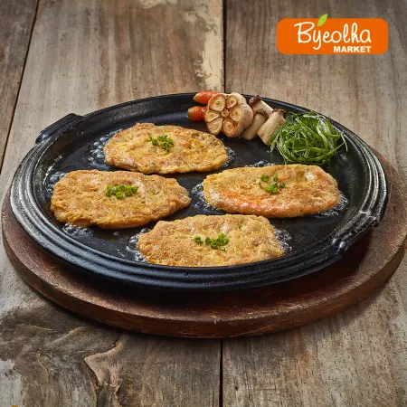 사옹원 소고기육전 1kg x5개 (1박스) 간식 전 요리 부침개 간편조리 업소용 대용량 식자재 식당용 한식 반찬 야식 명절 제사 제수 음식 이미지