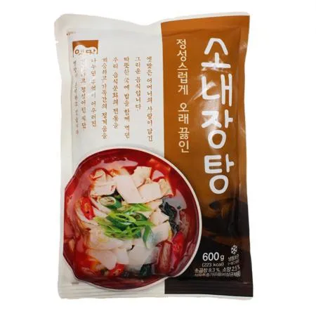 고향식품 옛맛 소내장탕 600g x25개 / (1박스)_업소용 가정용 식당용 냉동 원팩 밀키트 간단요리 간편식 이미지