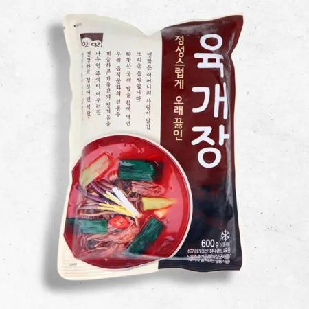 고향식품 옛맛 육개장 600g_업소용 가정용 식당용 냉동 원팩 밀키트 간단요리 간편식 이미지