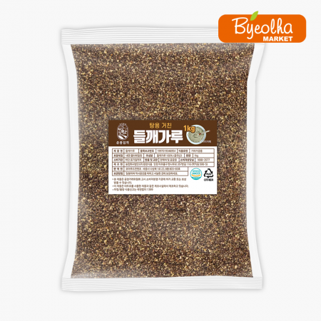 춘풍접객 탕용 거친 들깨가루 1kg 순대 국밥 수제비 칼국수 미역국 국물요리 곡물 팩