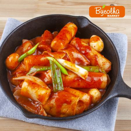 별가식품 당일생산 말랑이 밀방 밀떡볶이떡 3.75kg (중) 대용량 업소용 떡꼬치 분식 재료 라볶이 떡사리 이미지