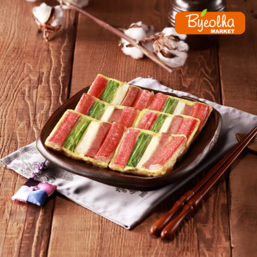 사옹원 오미산적 1kg x6개 (1박스) 업소용 대용량 꼬지없는산적 적 제사 부침개 바삭한 모듬 전 명절 식당용 식자재 이미지