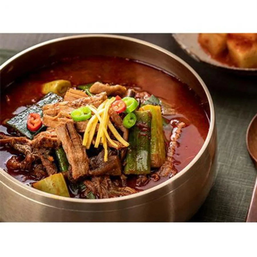 고향식품 옛맛 육개장 600g_업소용 가정용 식당용 냉동 원팩 밀키트 간단요리 간편식 이미지