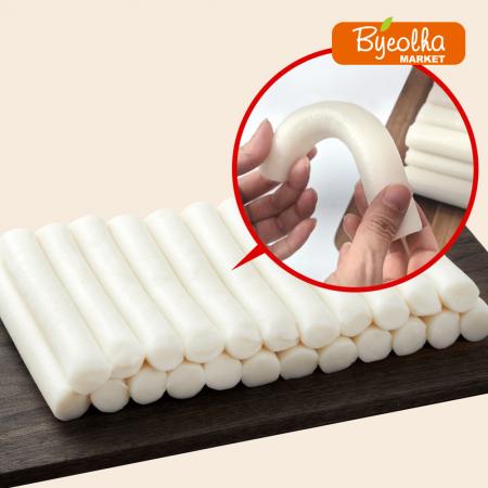 별가식품 당일생산 말랑이 쌀 가래떡 2kg 업소용 대용량 떡꼬치 분식재료 물떡 라볶이 떡사리 이미지