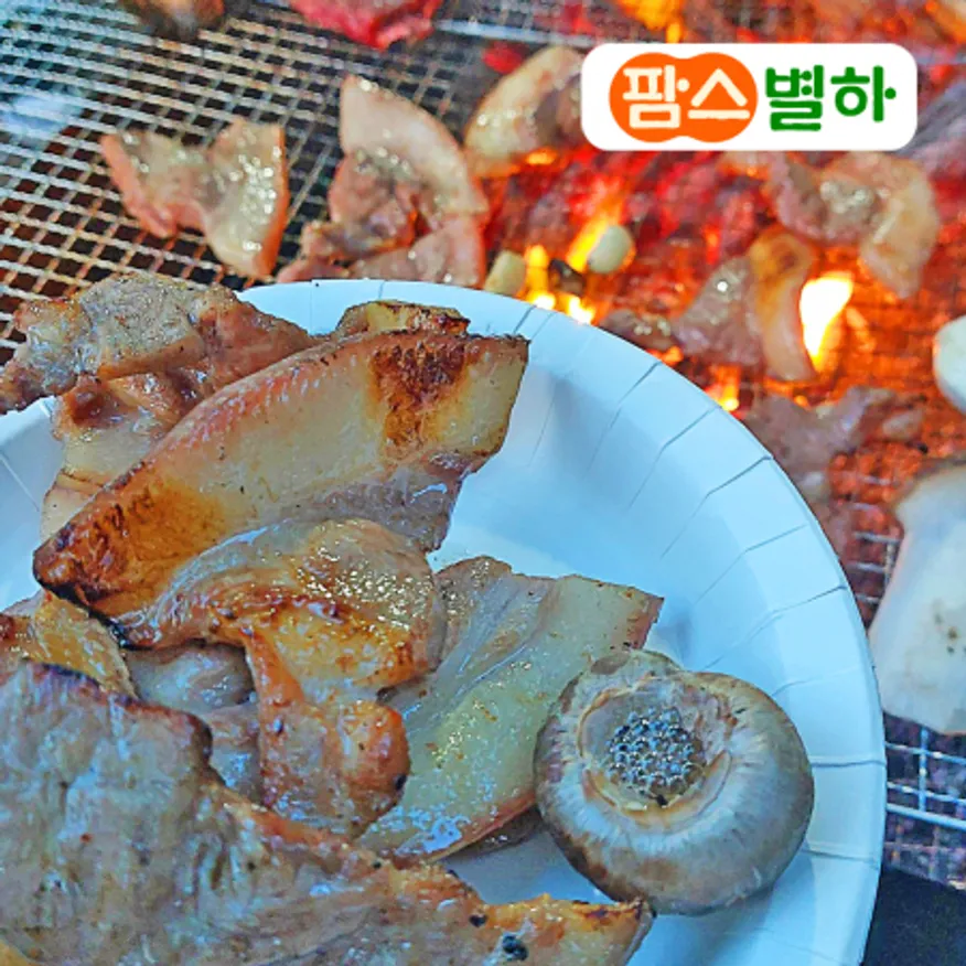 국내산 돼지고기 꼬들살 500g 냉장 돼지고기 김해 뒷고기 부속고기 특수부위 캠핑용 구이용 이미지