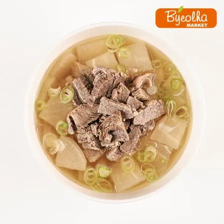 춘풍접객 한우 무국 600g_업소용 가정용 식당용 냉동 원팩 밀키트 간단요리 간편식 이미지