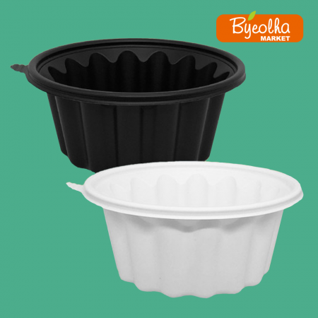 멀티팩 냉면용기 세트 400개 (JH-195파이-백색-대)_업소용 대용량 식당용 배달용 포장용기 배달용기 포장