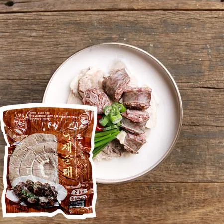 춘풍접객 토종 야채 순대 2kg x6개 / (1박스)_업소용 대용량 식당용 순대볶음 순대국 순대요리 야채순대 분식 이미지