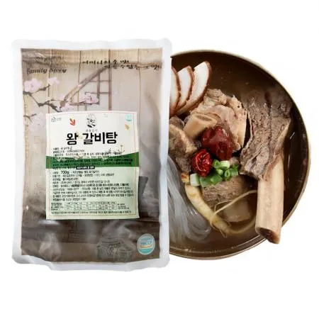 춘풍접객 왕 갈비탕 700g x20개 / (1박스)_업소용 가정용 식당용 냉동 원팩 밀키트 간단요리 간편식 소갈비탕 왕갈비탕 이미지