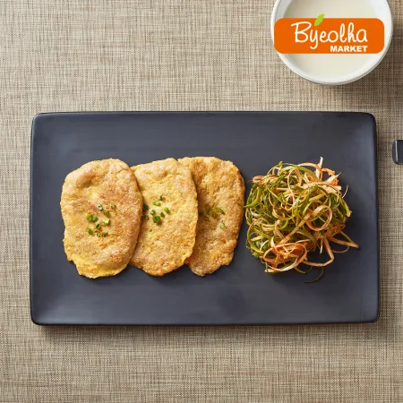 사옹원 부침명장 소고기육전 350g x8개 (1박스) 간식 전 요리 부침개 간편 냉동 음식 야식 한식 반찬 안주 명절 제사 제수 이미지