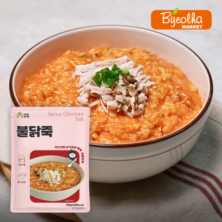 죽공방후룩 불닭죽 500g_냉장 간편식 식사대용 영양식 건강식 보양식