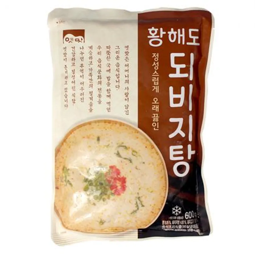 고향식품 옛맛 황해도 되비지탕 600g x25개 / (1박스)_업소용 가정용 식당용 냉동 원팩 밀키트 간단요리 간편식 이미지