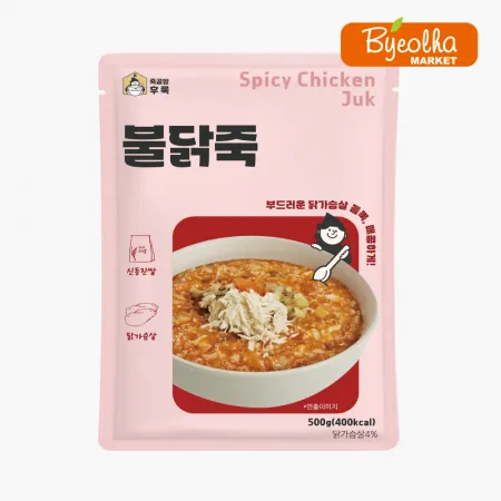 죽공방후룩 불닭죽 500g_냉장 간편식 식사대용 영양식 건강식 보양식 이미지