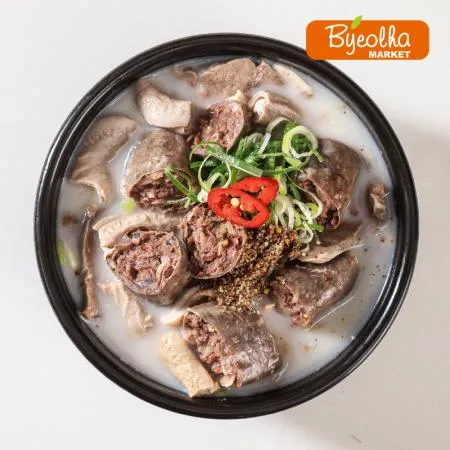 춘풍접객 춘풍 순대국밥 175g / 1인분 밀키트 국밥 해장국 / 캠핑음식 캠핑요리 캠핑밀키트 / 냉동국밥 순대국 이미지